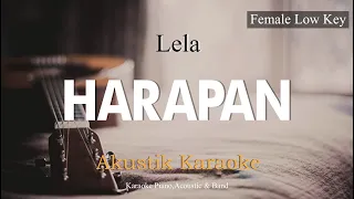 harapan lela akustik karaoke female low key
