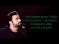 Teri duniya mere Rabba (lyrical) : Sahir Ali Bagga sad song