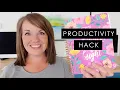How to create a SUPER PLANNER for instant productivity My favorite productivity tip