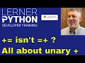Did you type instead of All about Python s unary plus operator