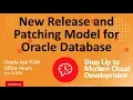 New Release and Patching Model for Oracle Database
