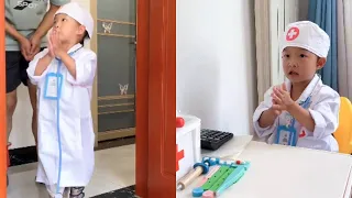 一楼交到二楼？糖糖这挂号逻辑我服了，结局万万没想到！#姐俩日常 #萌娃搞笑日常 #人类幼崽