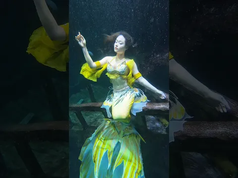 Her Heart Hidden in the Sea 🧜🏻‍♀️🫧Mermaid Legend #Mermaid DY 人鱼教练🧜‍♀️夏琳