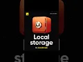 JavaScript how to store JSON data in web browser memory using local storage