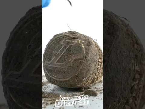 Speed Cleaning the DIRTIEST Los Angeles Lakers Basketball Championship Ring!