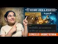 2 Secure User Login Registration Express js Argon2 Tutorial