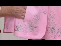 Quacker Factory Embellished French Terry Jeanne Jacket on QVC