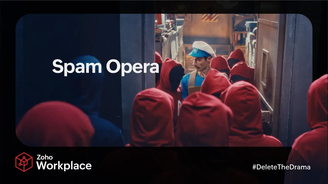 Zoho Workplace — Zoho Workplace — Spam Blocker (YouTube video ad)