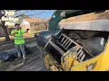 Garbage Collection in Rear-Loader Trash Truck POV 4K Full U ASMR