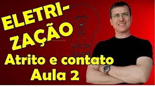 ELETRIZAÇÃO POR ATRITO E POR CONTATO - ELETROSTÁTICA - AULA 2 - Prof.  Marcelo Boaro