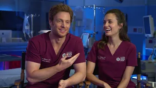 Chicago Med Season 5 Torrey DeVitto and Nick Gehlfuss Interview
