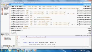 how to create an embedded database in java
