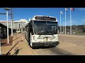 NJ Transit Bus Ride 608 Hamilton Rail Station 2010 NABI 416 16 5517