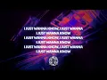 Lost Frequencies & Declan J Donovan - Just Wanna Know (Lyrics)