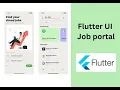 Creating an Engaging Job Portal UI with Flutter Flutter UI Design Tutorial