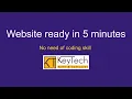 Website build using HTML template
