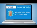 STAAR Online Testing Tools 8th Grade Social Studies U S History Tools