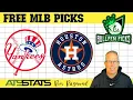 New York Yankees vs Houston Astros Prediction 22 - Free MLB Picks