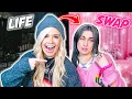 Download Lagu SWITCHING LIVES WITH MY BEST FRIEND FOR 24 HOURS!