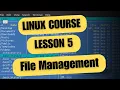 Linux File Management Made Easy Lesson 5 touch mkdir cp rm cat nano mc Bonus
