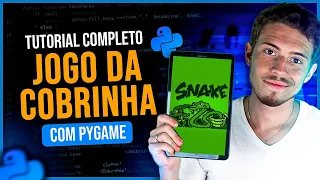 Jogo Snake em Python - Criando o Jogo da Cobrinha com PyGame Tutorial Completo