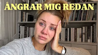 Jag ångrar det här beslutet redan…