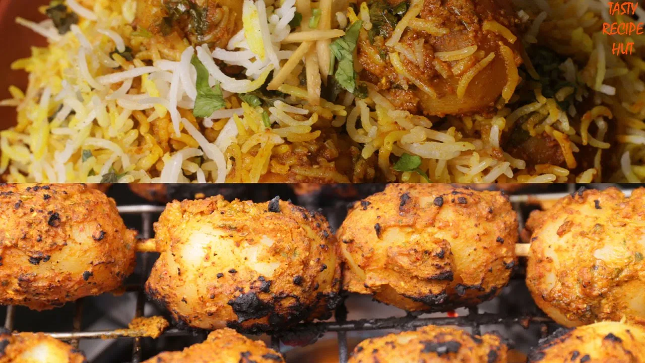 Amazing Potato Recipes ! Tandoori Aloo & Dum Aloo Rice Recipe