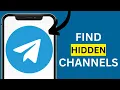 How to Find Private and Hidden Channels On Telegram 2025