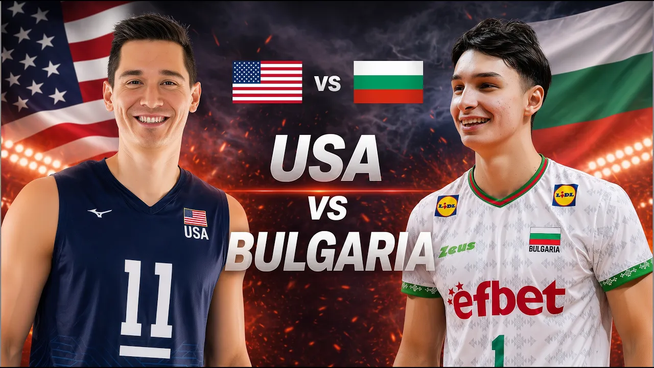 USA vs Bulgaria Epic Volleyball Battle Highlights