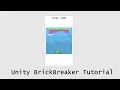 Unity Brick Breaker Tutorial