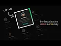 Animated Border Hover Effect Using Only HTML CSS