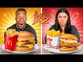 MCDONALDS VS CHICK-FIL-A FOOD CHALLENGE