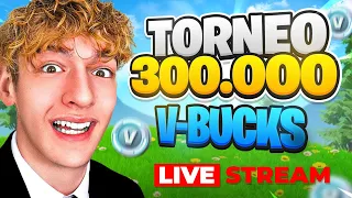 🔴TORNEO DA 300.000 VBUCKS SU FORTNITE!