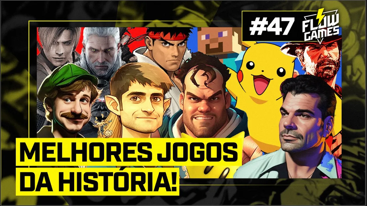 ESPECIAL TOP MELHORES JOGOS da HISTÓRIA! Ranking Flow Games!  - FG #47