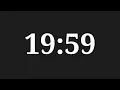 19 Minutes 59 Seconds Countdown Timer