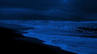Ocean Waves for Deep Sleeping 10 Hours | White Noise for Deep Relaxation & Stress Relief