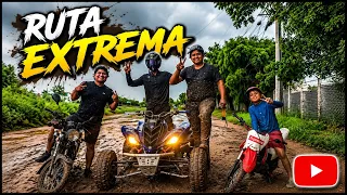 MOTOS, LODO Y DESMADRE😎🌧️👌 (MINI RUTA)