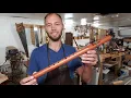 Lagu Red Cedar Lathe-turned Flute