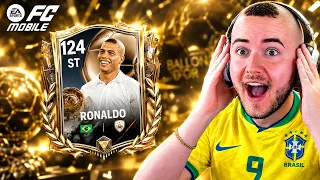 PEGUEI O RONALDO GER 124 no FC MOBILE - MELHOR DO JOGO !!
