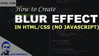 How to create BLUR TEXT EFFECT using just Code Snippet