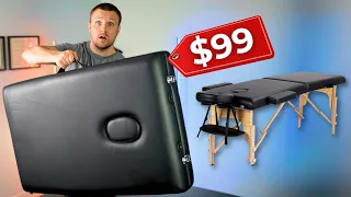The BEST Portable Massage Table On Amazon Yaheetech Review