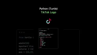 TikTok Logo with Python