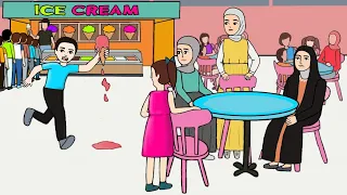 طلعنا حتى نغير جو رجعنا الجو مغيرنا 🥲 الآيسكريم ذابت من الحر  🍦🔥 #ميمو # ازولة #علوش #توتة
