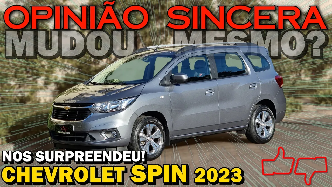 Chevrolet Spin Premier 2023: Nova? O que mudou? Gasta menos, mesmo design. Preço, problemas, vale?