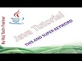Java for Test Engineers this and super Keyword Part17