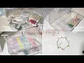 Studio vlog 01 Asmr bead unboxing how to make a jewelry bracelet