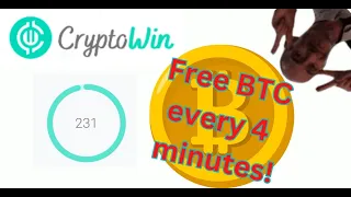 Cryptowin Bitcoin Faucet Launches A New 4-Minute Timer-Faucet