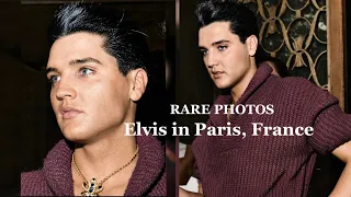 Elvis Presley s 2 week vacation RARE PHOTOS in Paris France