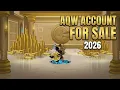 AQW Account for sale 2026 with Forge Enhancements and a few rares SOLD