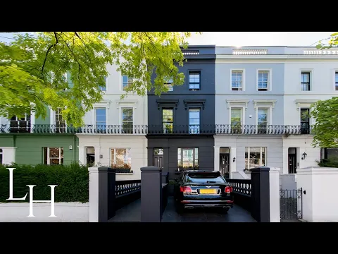 Download MP3 Inside The Iconic Charcoal Black Townhouse in Notting Hill, London